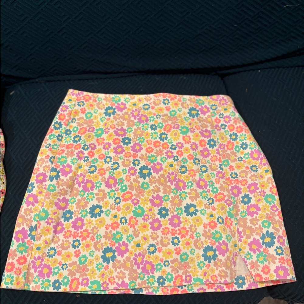 Wild Fable Multicolor Floral A-Line Skirt